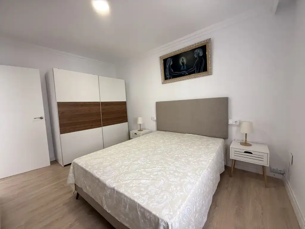 Schlafzimmer von Wohnungen zur Miete in Pollença mit Klimaanlage, Heizung und Privatgarten