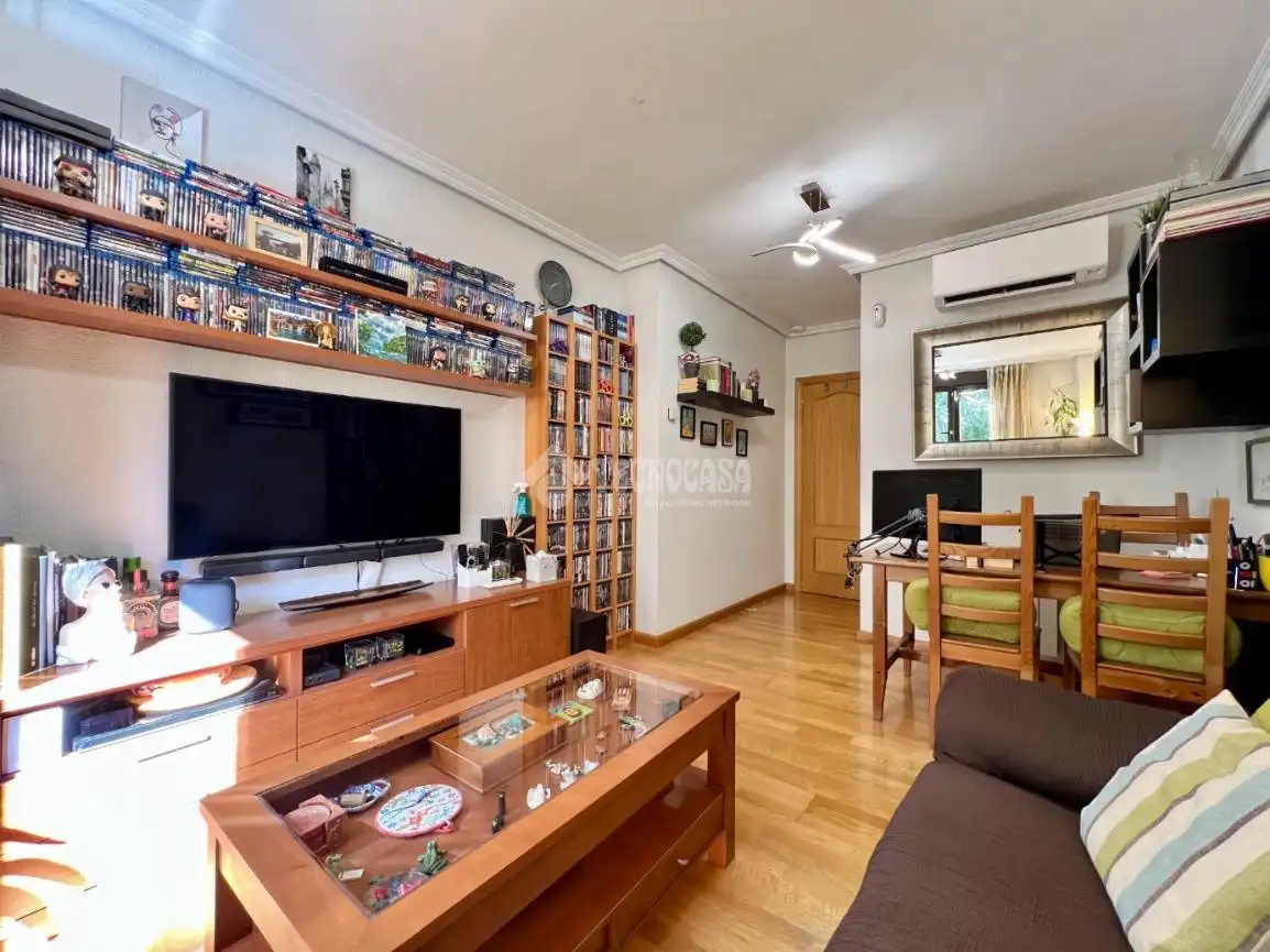 Sala d'estar de Pis en venda en Madrid amb Aire condicionat, Calefacció i Balcó