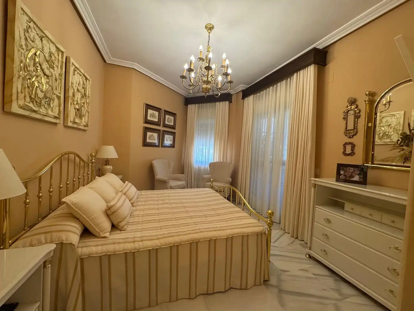 Bedroom of Flat for sale in Jerez de la Frontera  with Air Conditioner, Private garden and Terrace