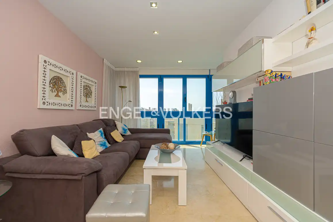 Living room of Apartments for sale in Benidorm  with Air Conditioner and Community pool