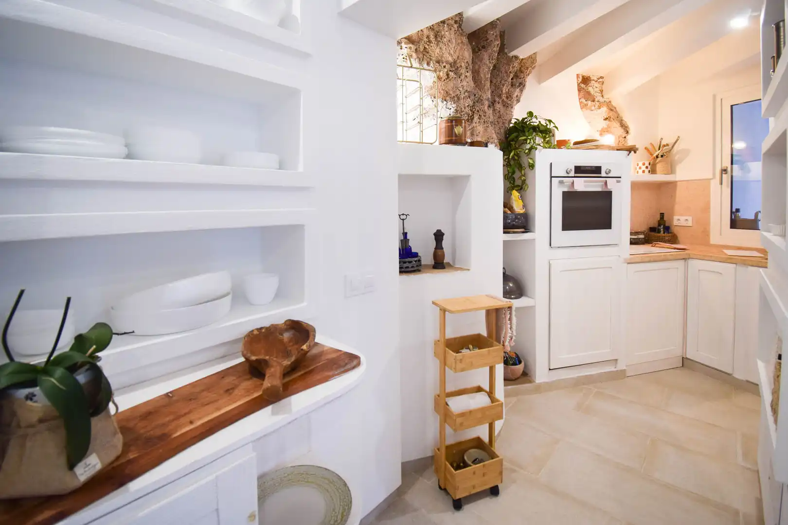 Küche von Wohnungen zum Verkauf in Ciutadella de Menorca mit Klimaanlage, Terrasse und Abstellraum