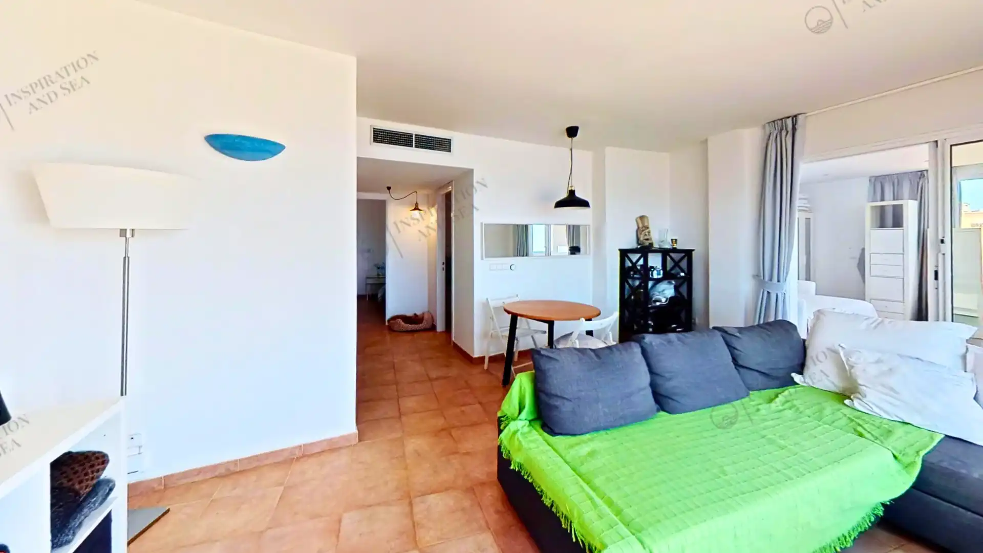 Living room of Flat for sale in Santa Eulària des Riu  with Air Conditioner and Terrace