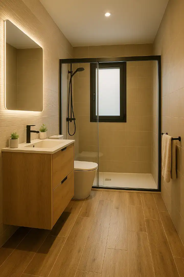 Baño de Casa o chalet en venta en Cànoves I Samalús con Aire acondicionado, Calefacción y Jardín privado