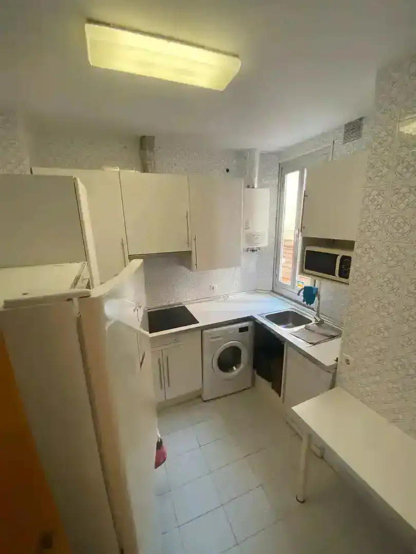 Kitchen of Flat for rent in Madrid  with Furnished, Oven and Washing machine