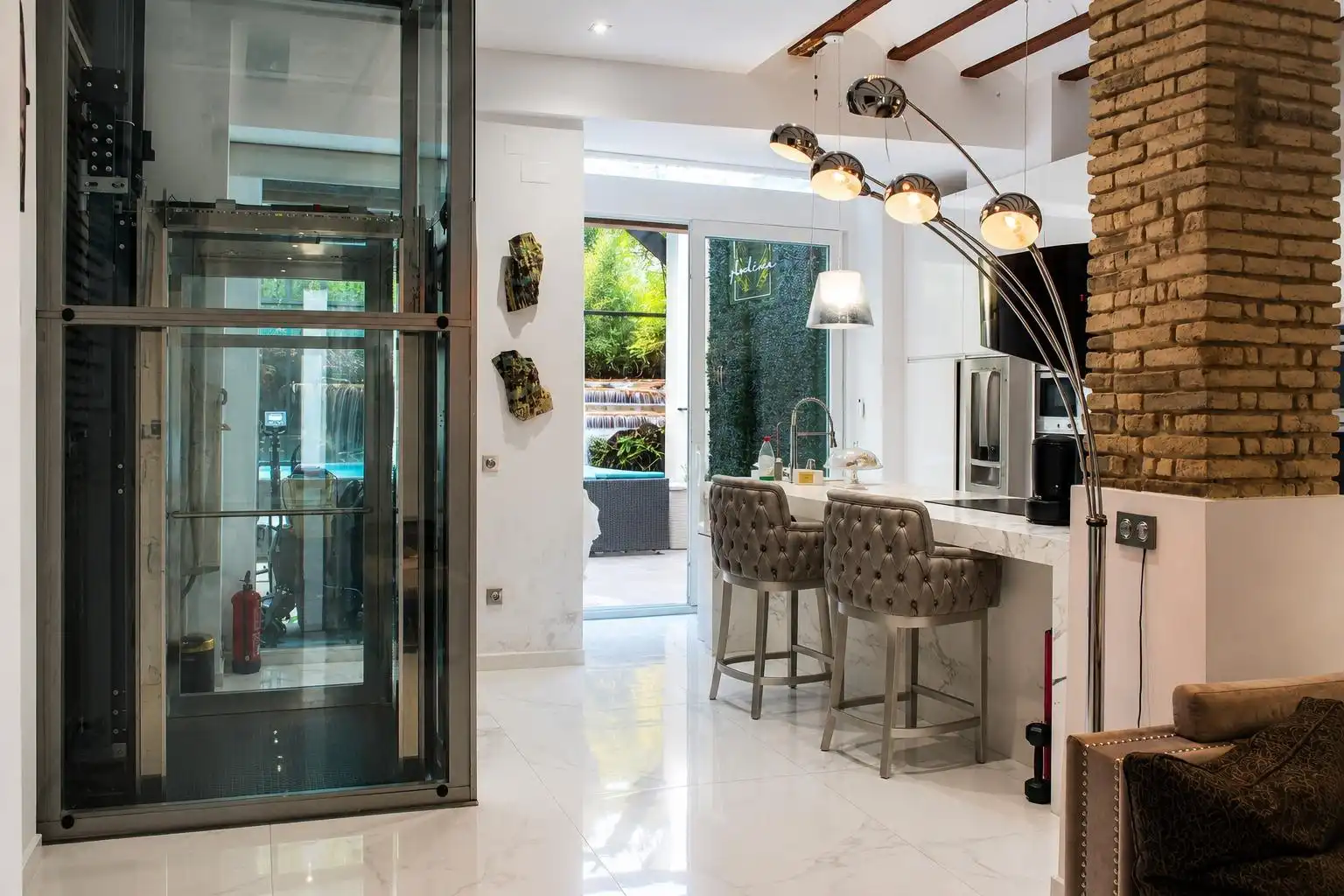 Kitchen of Duplexes for sale in Valencia  with Terrace and Swimming Pool