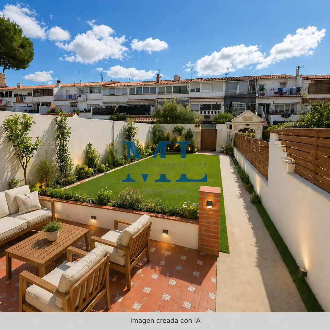 Jardín de Casa adosada en venta en Sant Pere de Ribes
