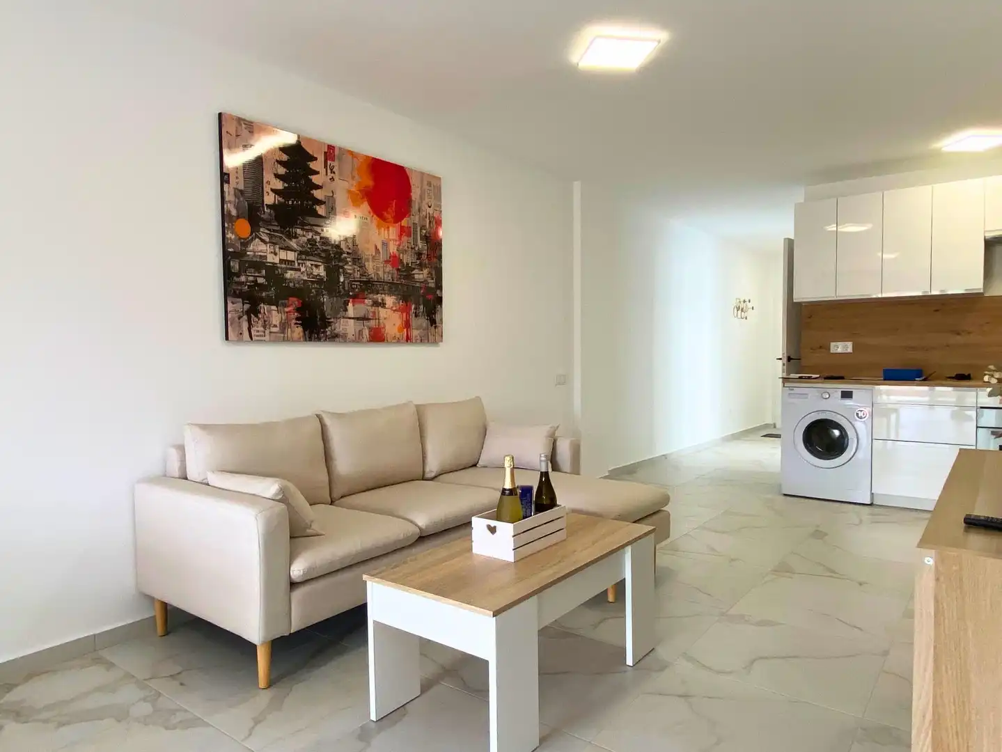 Living room of Flat for sale in Playa del Acequión, Náufragos y Rocío del Mar