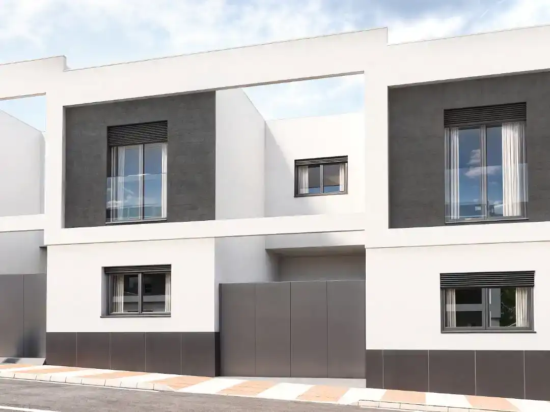 Vista exterior de Casa o xalet en venda en Roquetas de Mar amb Aire condicionat