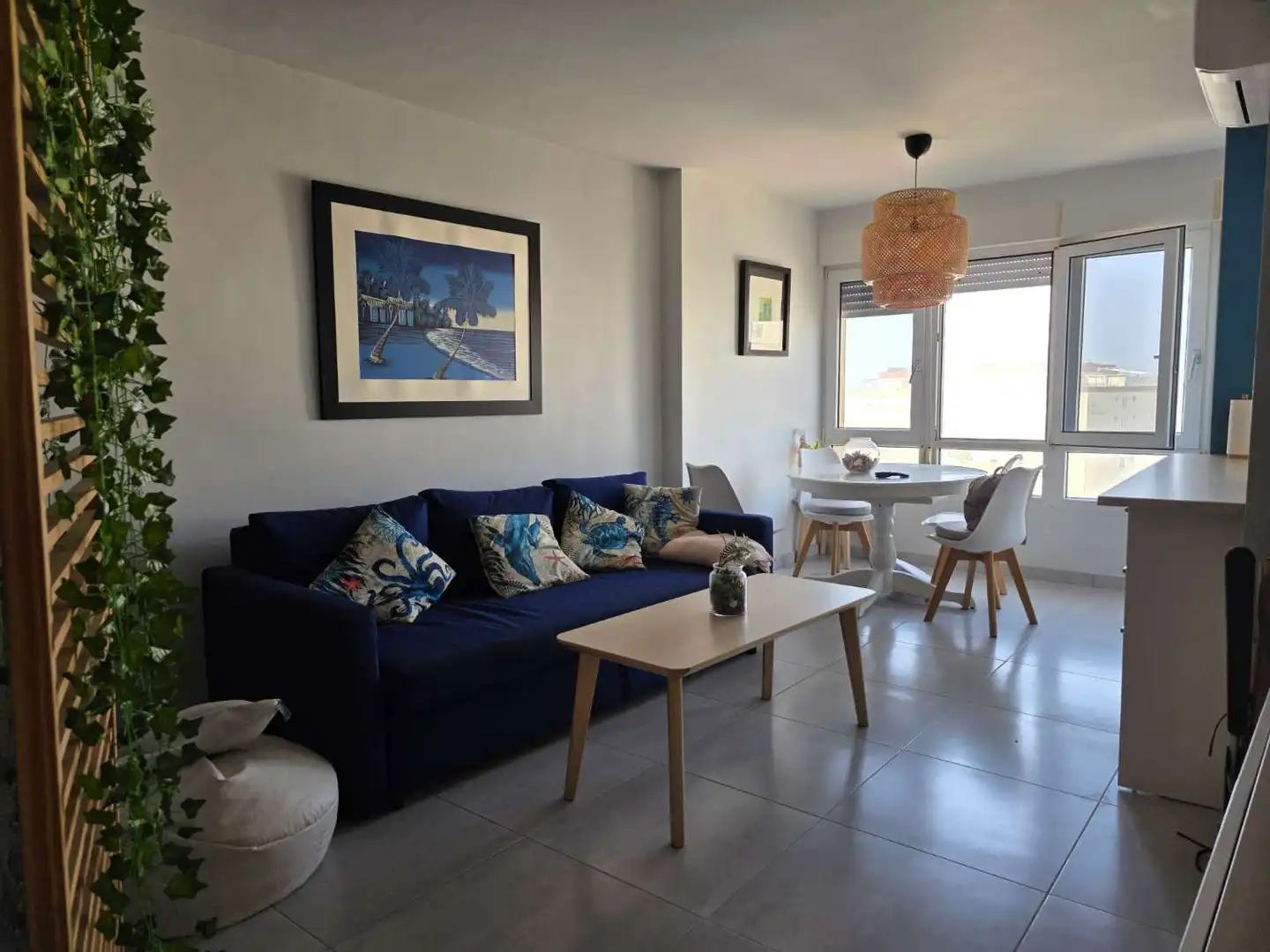Sala d'estar de Apartament en venda en Torrox amb Aire condicionat, Calefacció i Piscina