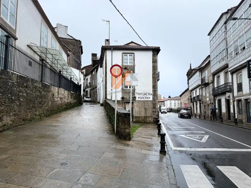 Vista exterior de Casa o chalet en venta en Santiago de Compostela 