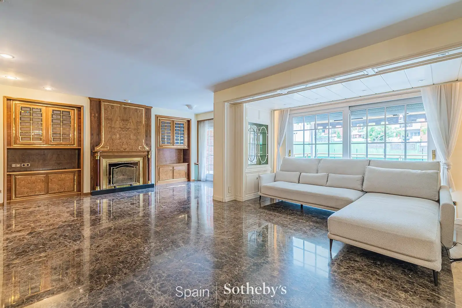 Sala de estar de Apartamento en venta en Barcelona con Aire acondicionado, Calefacción y Terraza