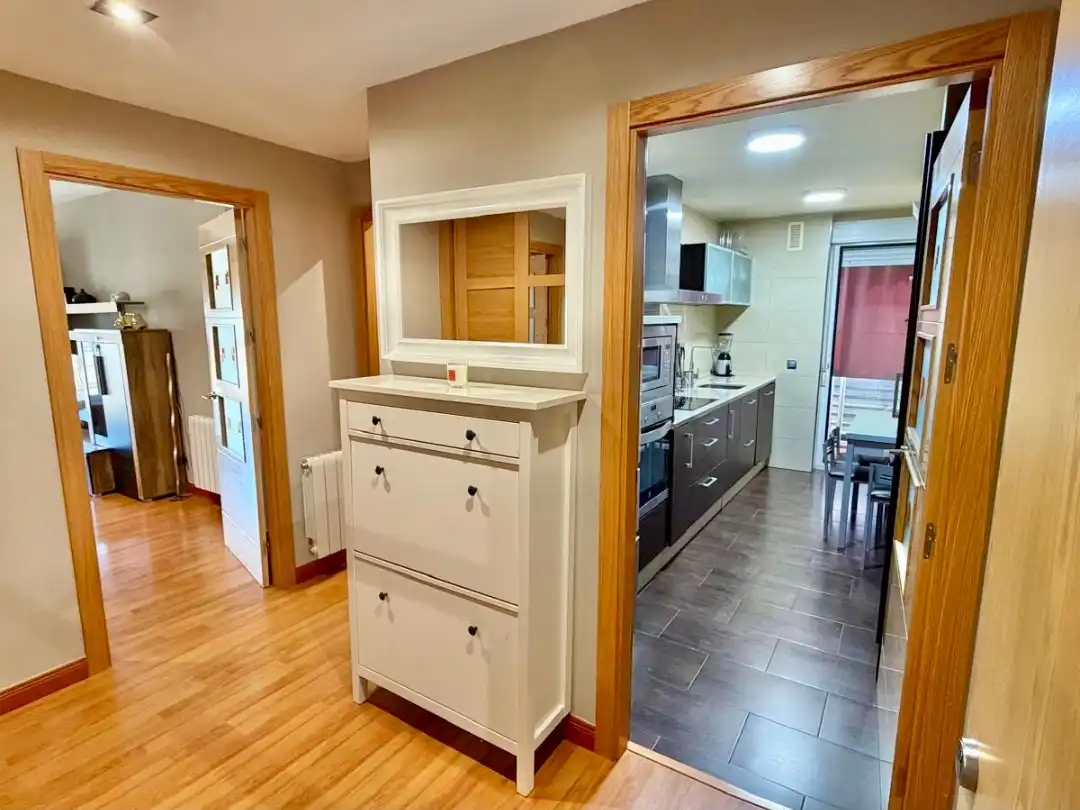 Kitchen of Flat for sale in Plasencia  with Air Conditioner, Terrace and Balcony