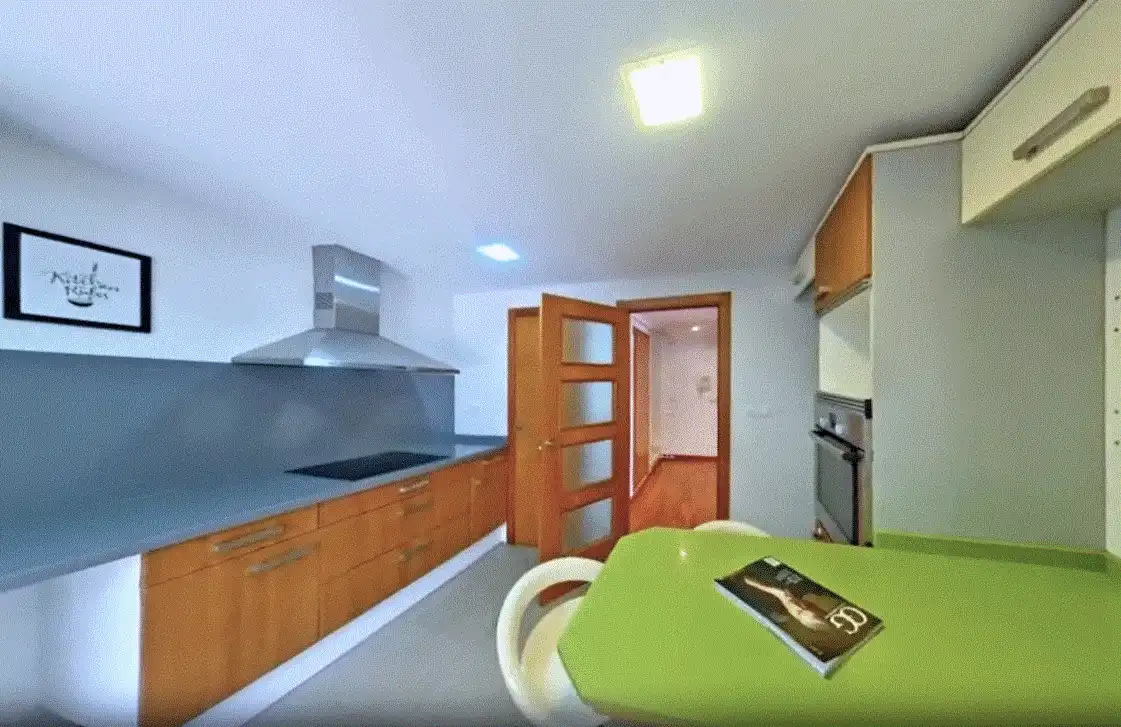 Küche von Maisonette zum Verkauf in Valencia mit Klimaanlage, Heizung und Privatgarten