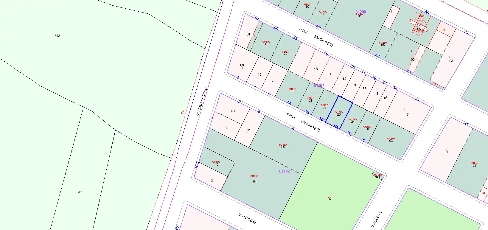 Terreno industrial en venta en Villares de la Reina