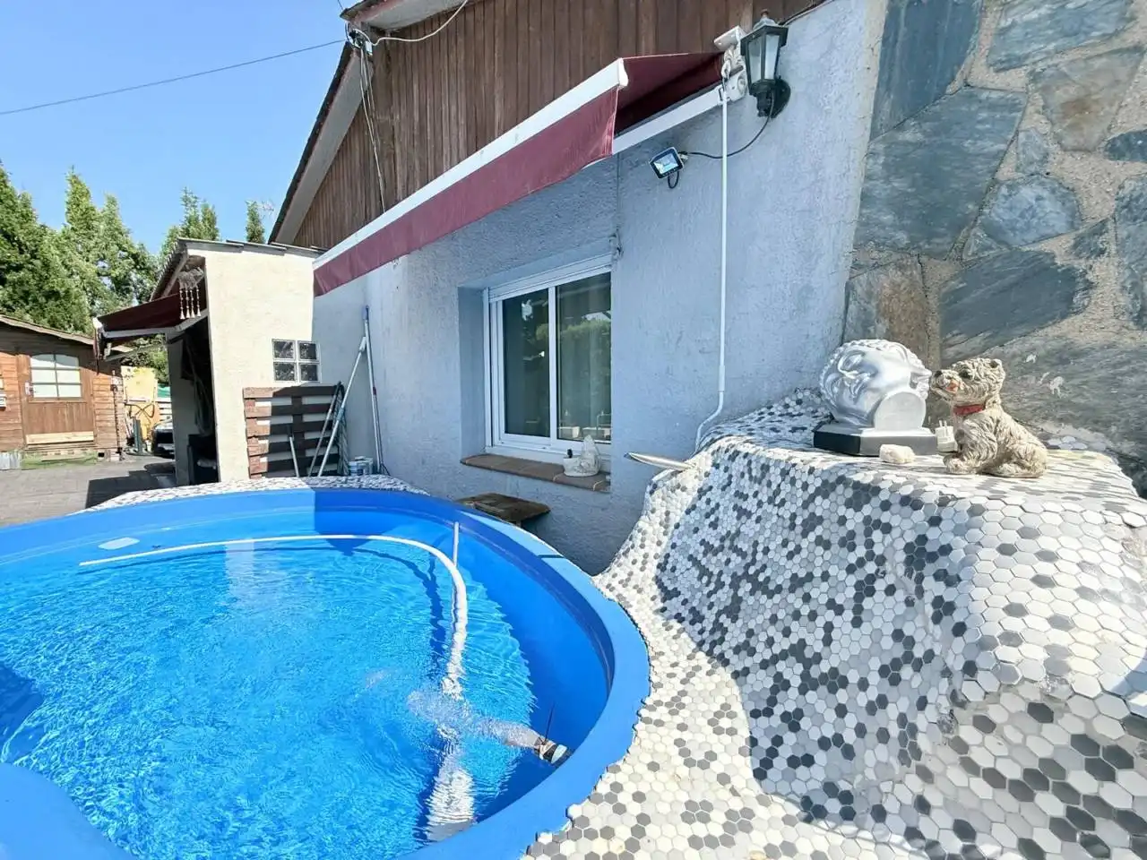 Piscina de Casa o xalet en venda en Riells i Viabrea amb Aire condicionat, Calefacció i Jardí privat