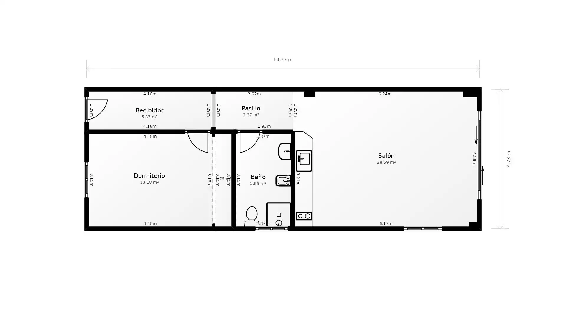 Apartament amb terrassa en venda a Calle EBANO, imagen 19