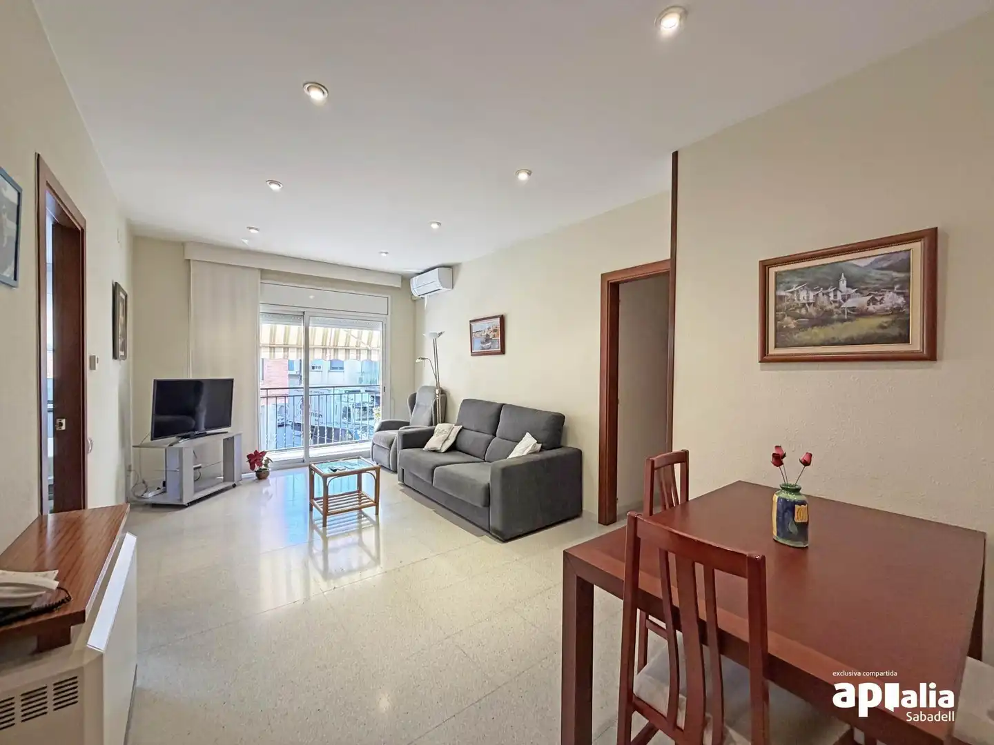 Sala de estar de Piso en venta en Sabadell con Calefacción y Balcón