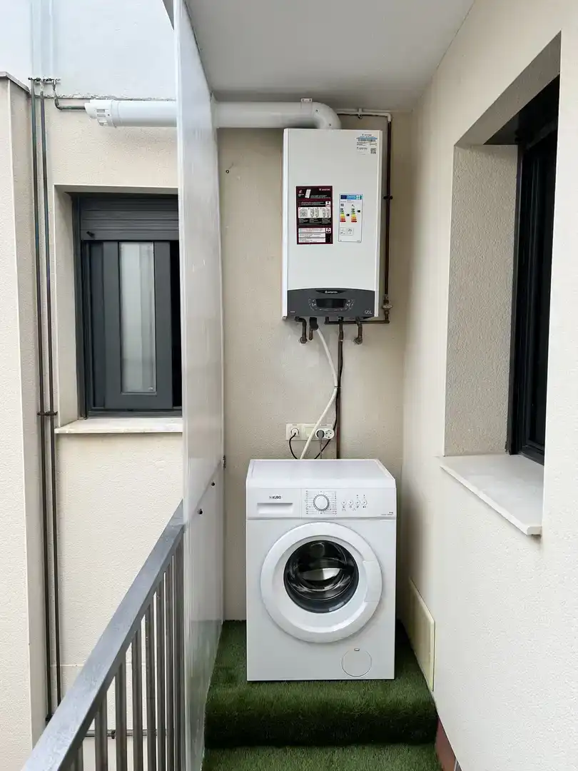 Terrasse von Wohnung zur Miete in Albesa mit Klimaanlage, Parkett und Möbliert