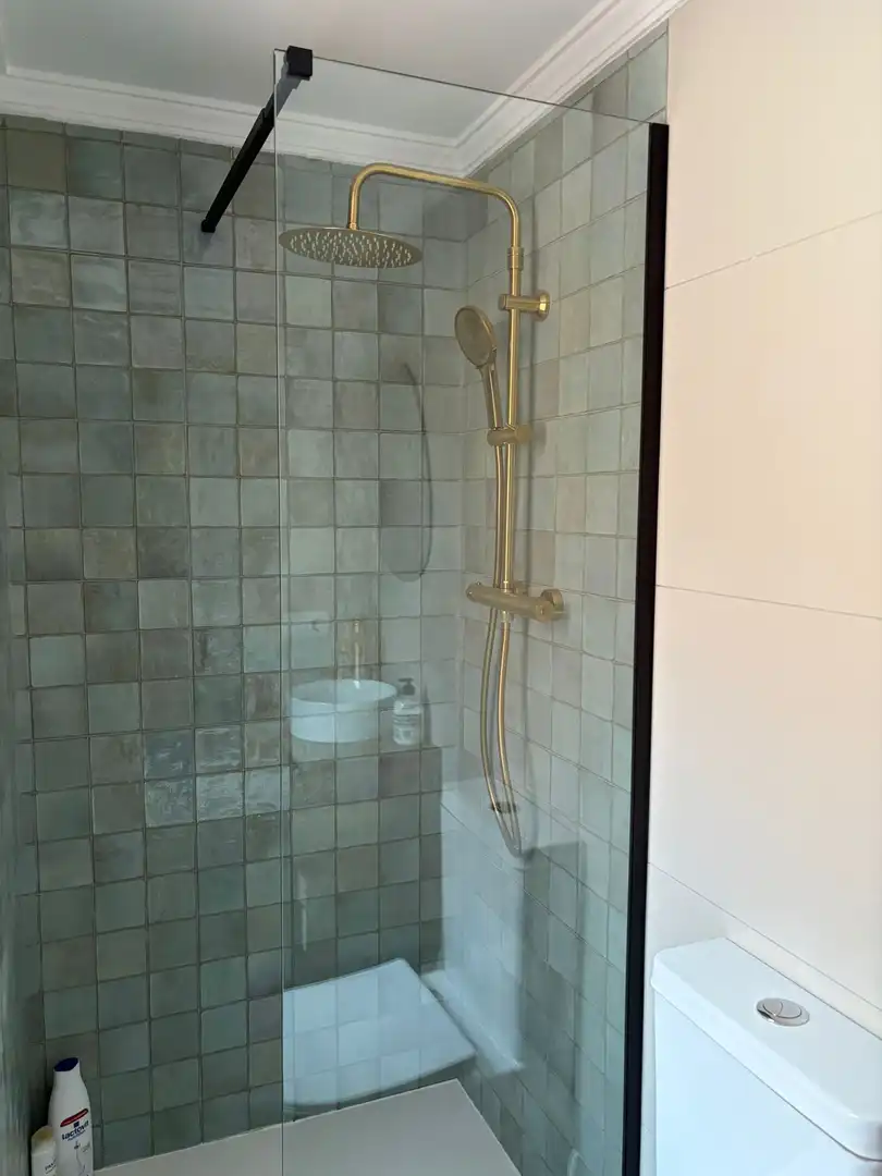 Baño de Apartamento en venta en Calpe / Calp con Aire acondicionado, Terraza y Piscina
