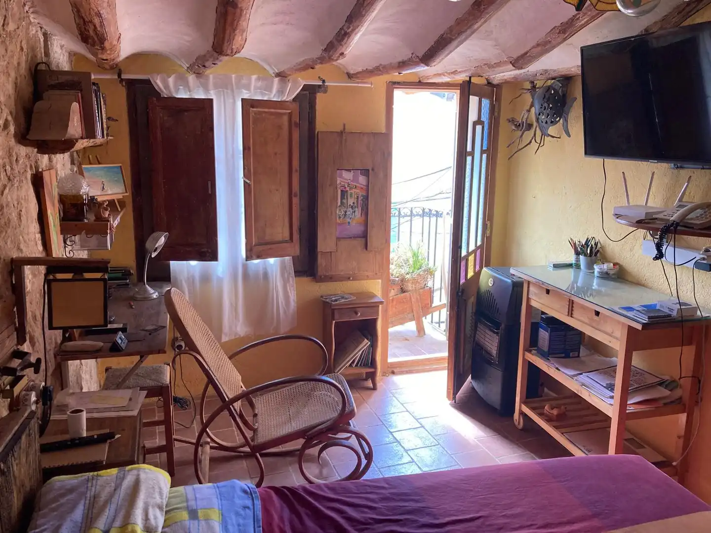 Sala de estar de Casa o chalet en venta en La Portellada con Balcón