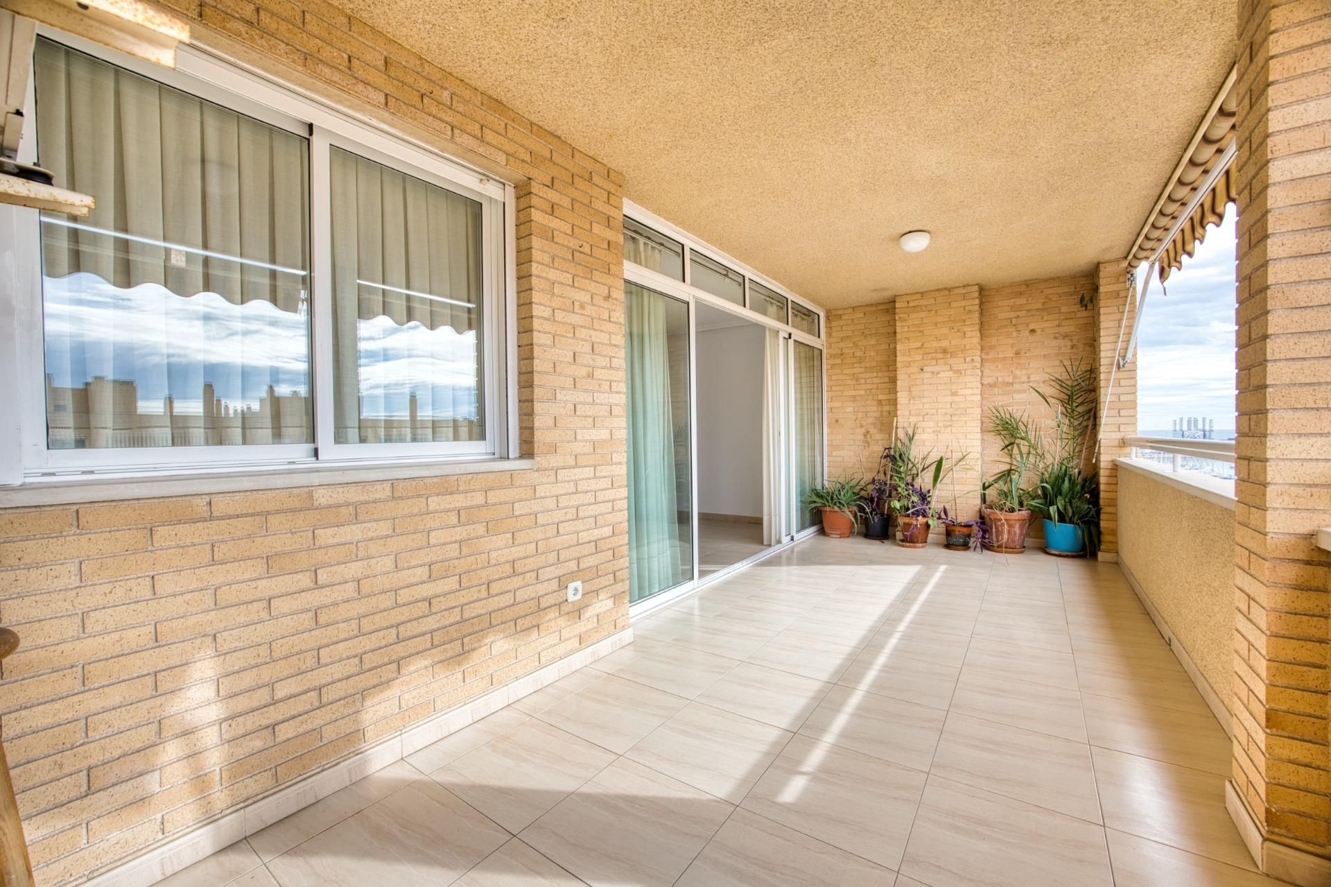 Terrace of Flat for sale in Alicante / Alacant  with Air Conditioner, Private garden and Terrace