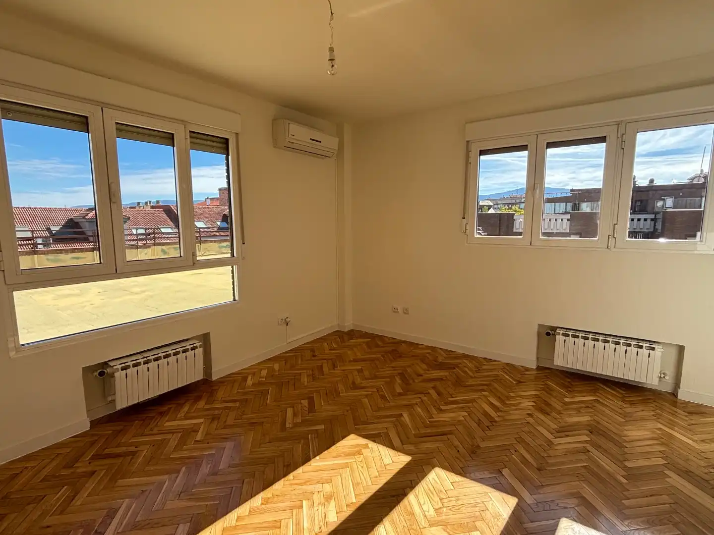 Sala d'estar de Àtic de lloguer en Ezequiel González - Conde de Sepúlveda