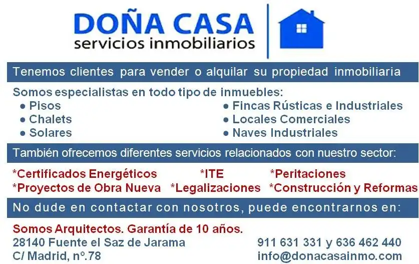 Traster de lloguer en Algete amb Alarma