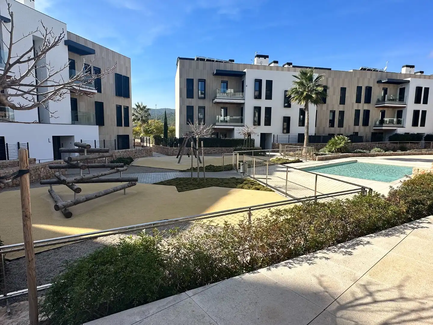 Vista exterior de Apartament en venda en  Palma de Mallorca amb Aire condicionat, Calefacció i Jardí privat