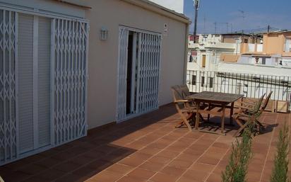 Terrace of Attic to rent in  Valencia Capital  with Air Conditioner and Terrace