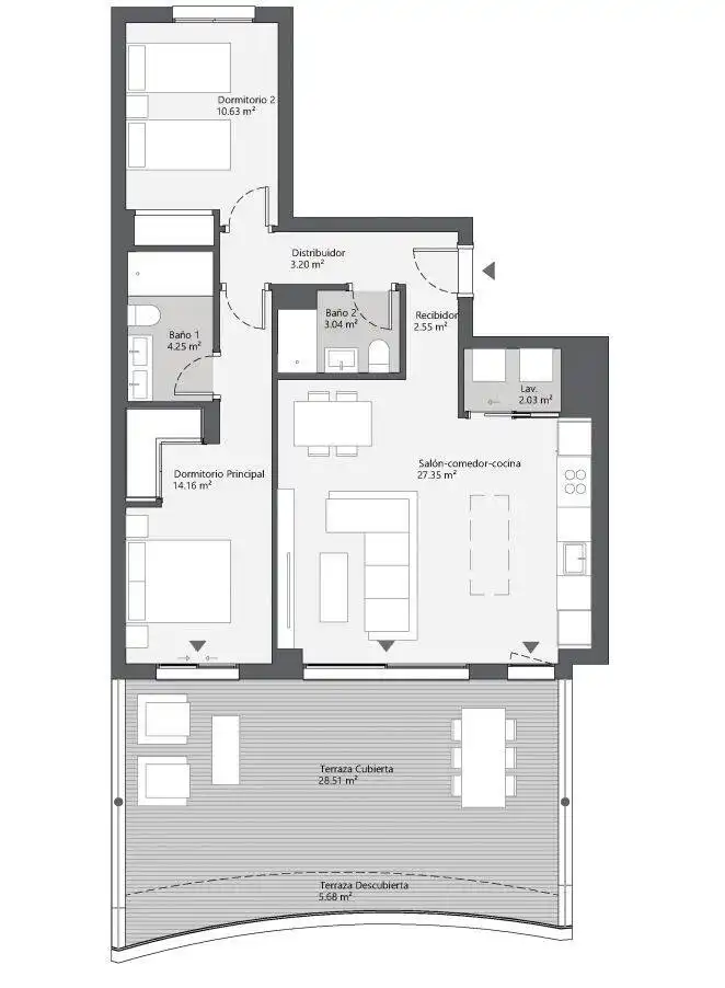 Apartamento con ascensor en venta en Diseminados, imagen 16