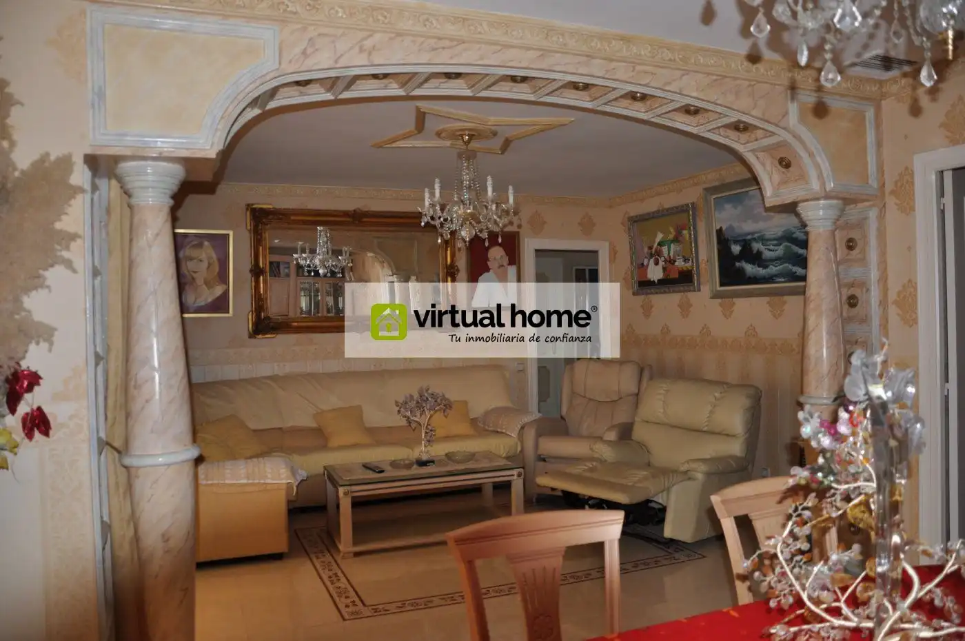 Sala de estar de Finca rústica en venta en Benidorm con Aire acondicionado y Calefacción