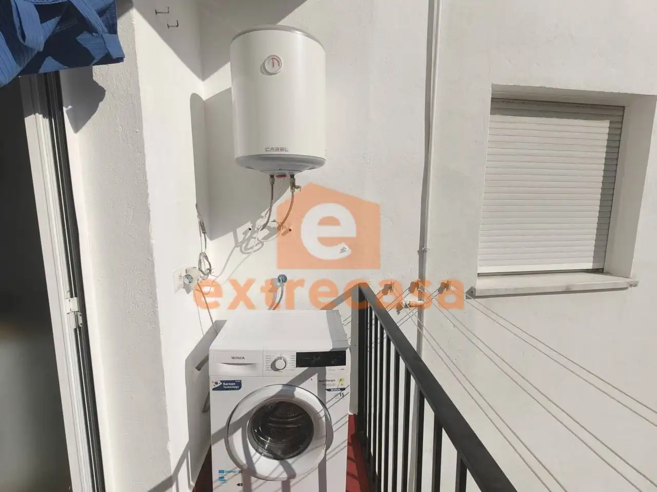Balcony of Apartments for rent in Badajoz  with Air Conditioner and Heating