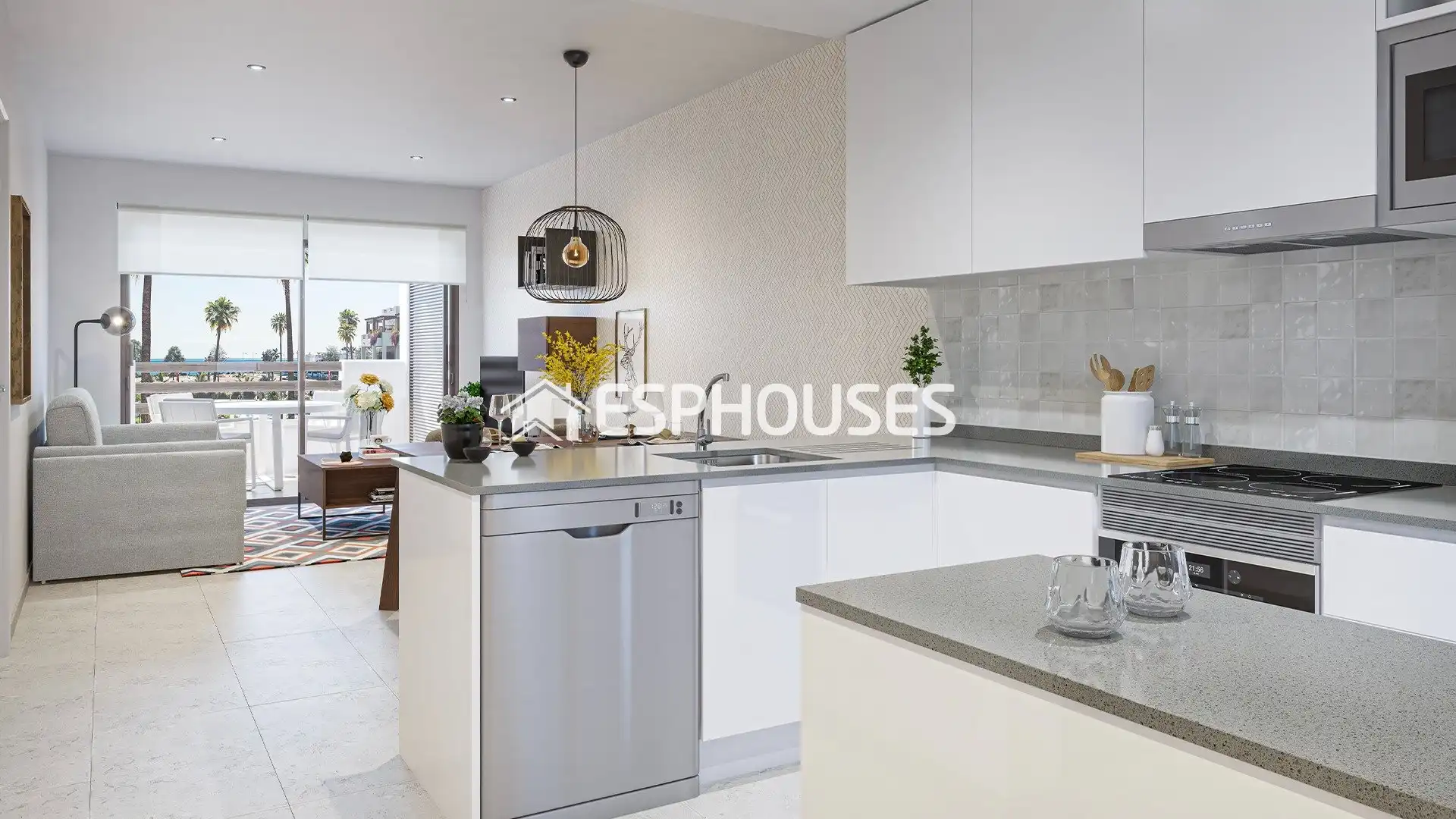Kitchen of Attic for sale in Pulpí  with Terrace, Balcony and Jacuzzi