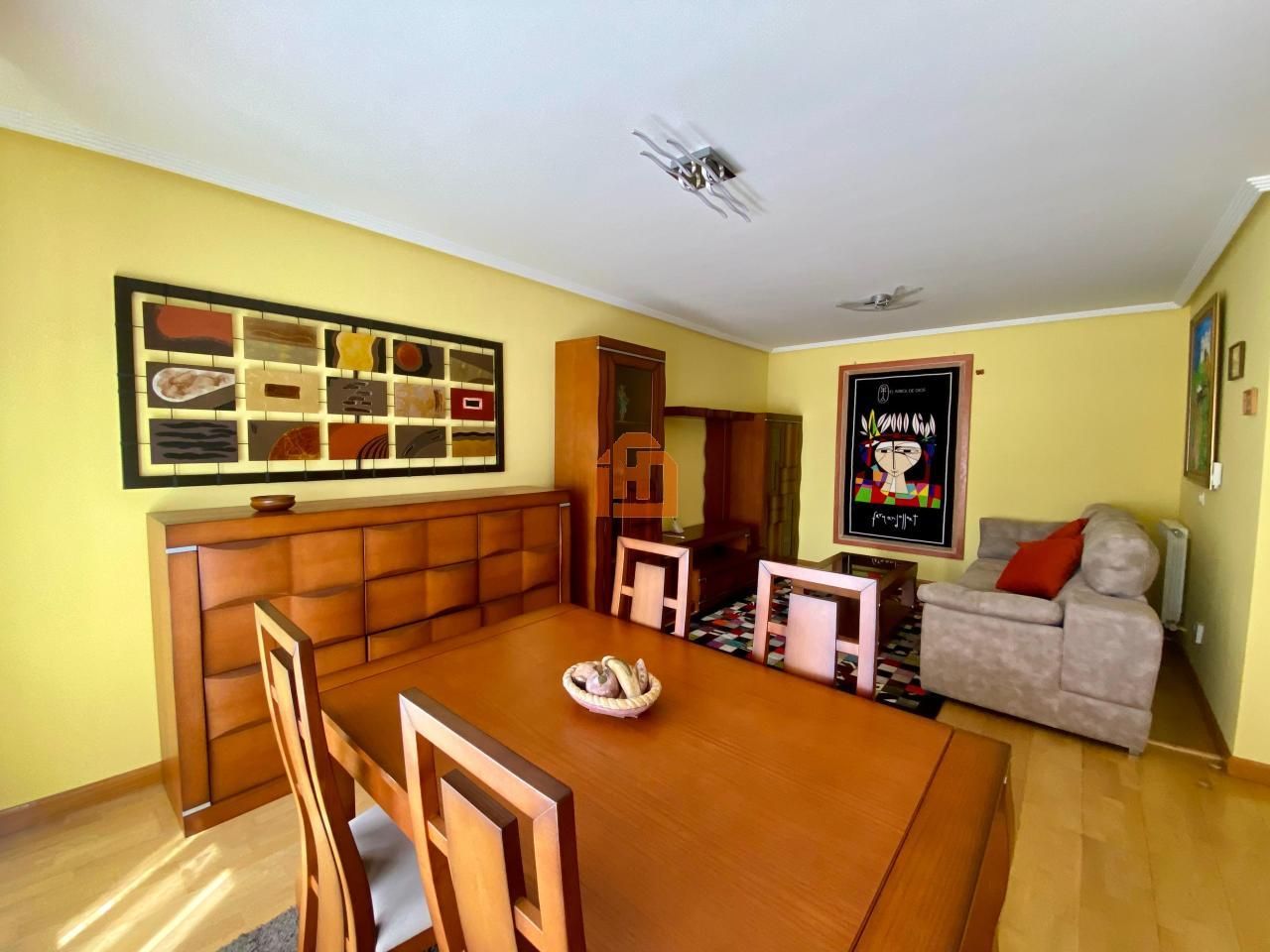 Dining room of Single-family semi-detached to rent in Villaquilambre  with Heating, Private garden and Parquet flooring