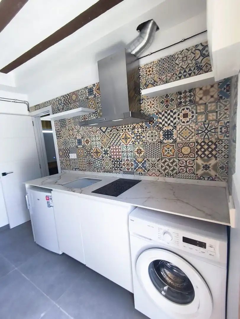 Küche von Wohnung zum Verkauf in Villajoyosa / La Vila Joiosa mit Klimaanlage