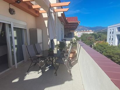 Terrace of Attic for sale in Estepona  with Air Conditioner, Private garden and Parquet flooring