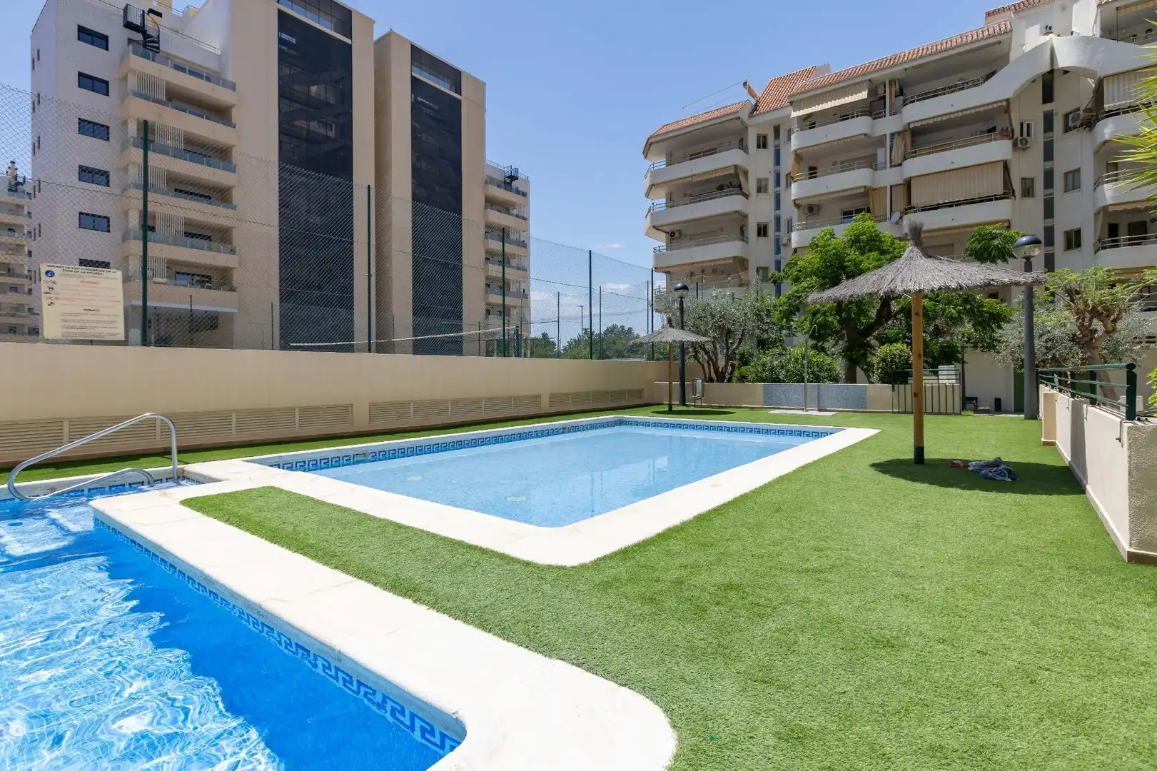 Swimming pool of Apartments for sale in La Pobla de Farnals  with Air Conditioner, Heating and Private garden