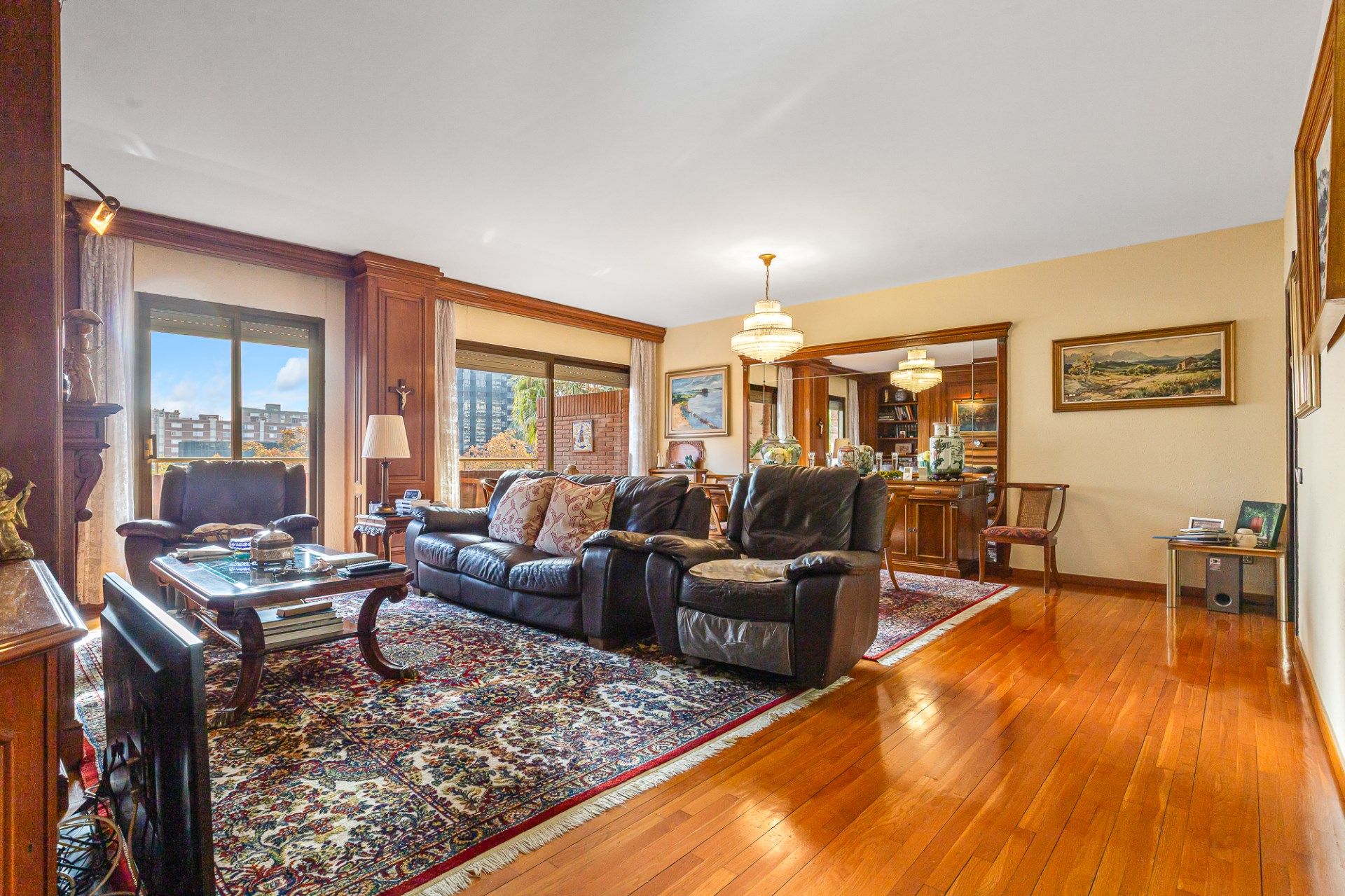 Living room of Flat for sale in  Barcelona Capital  with Heating, Terrace and Storage room