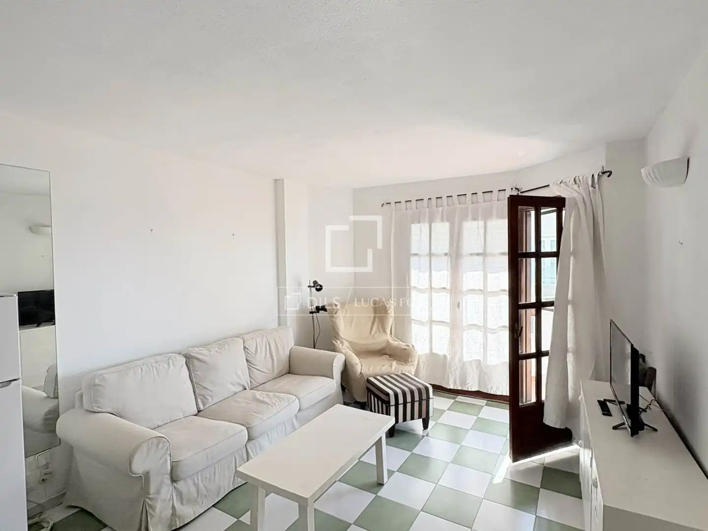 Sala de estar de Piso de alquiler en Eivissa con Amueblado y Balcón