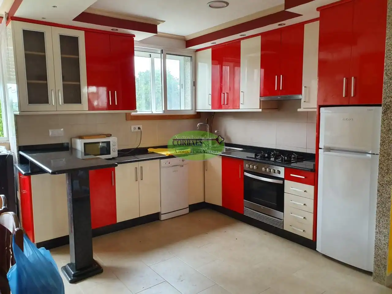 Kitchen of Flat for sale in Celanova  with Heating and Furnished