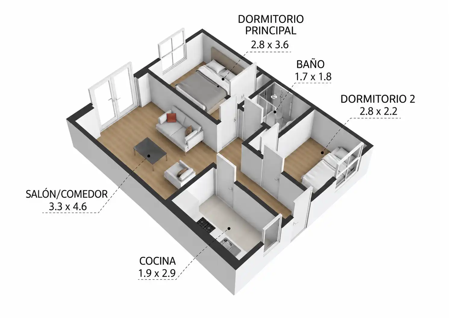 Apartament amb piscina en venda a Villamediana de Iregua, imagen 18