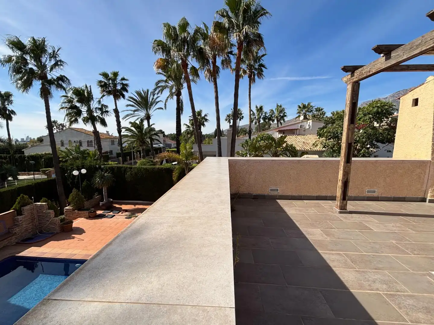 Terrasse von Haus oder Chalet zum Verkauf in Benidorm mit Klimaanlage, Terrasse und Schwimmbad
