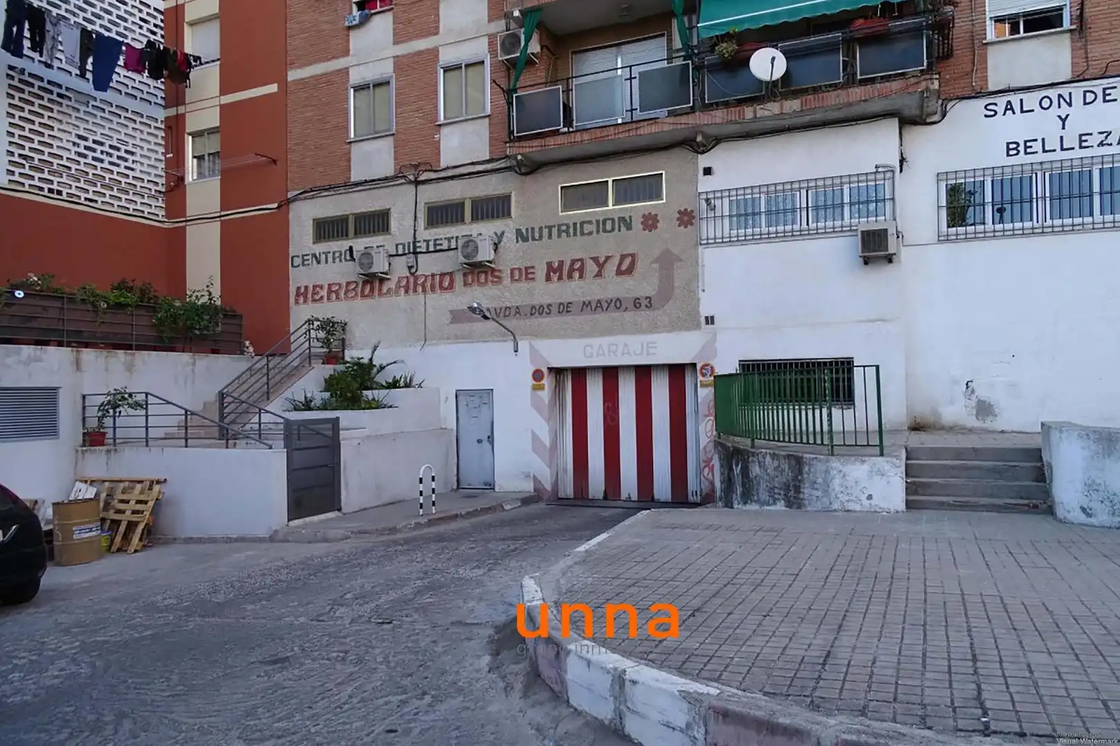 Vista exterior de Garaje en venta en Móstoles
