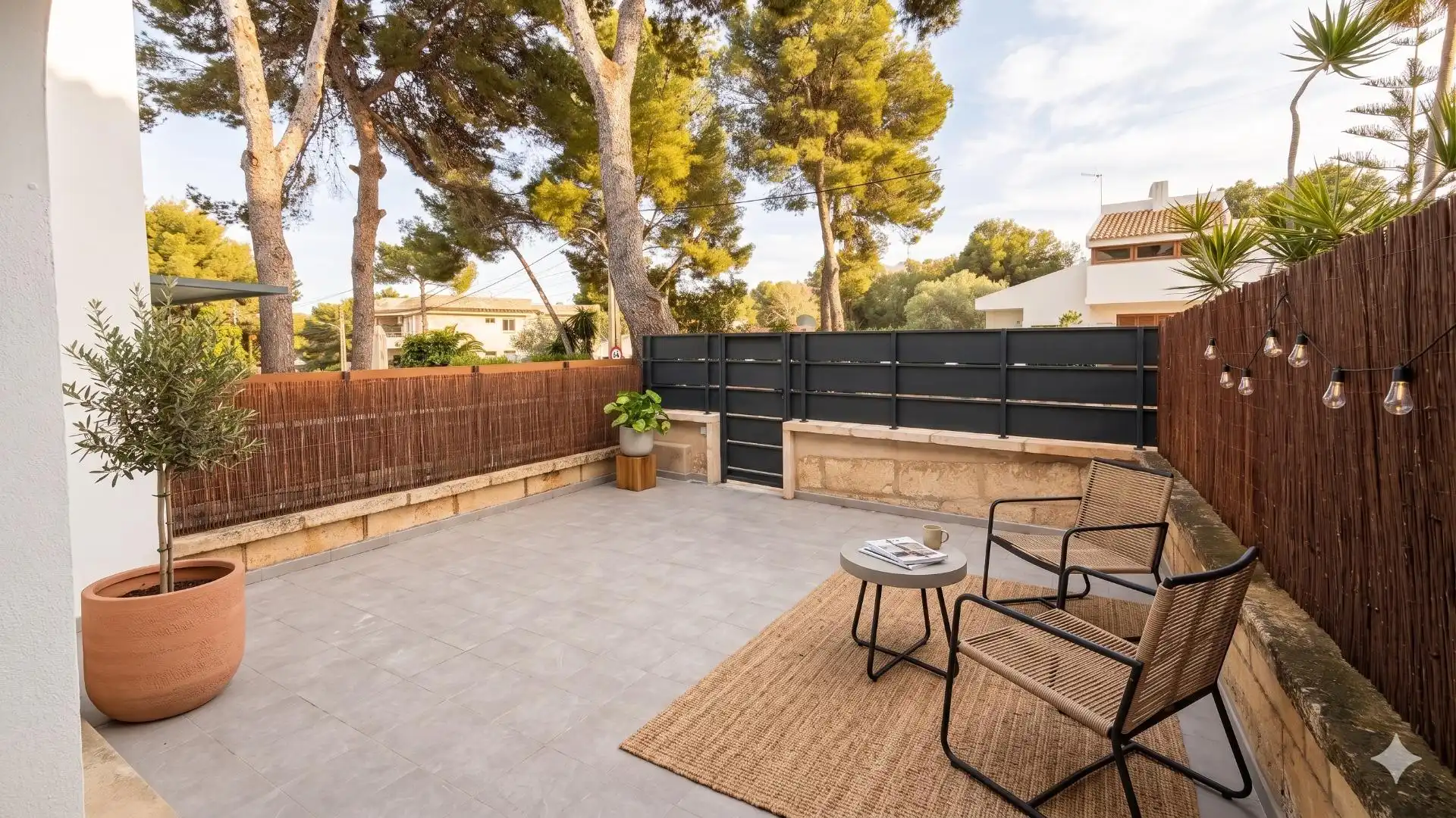Terraza de Casa adosada de alquiler en Calvià con Terraza, Trastero y Piscina comunitaria