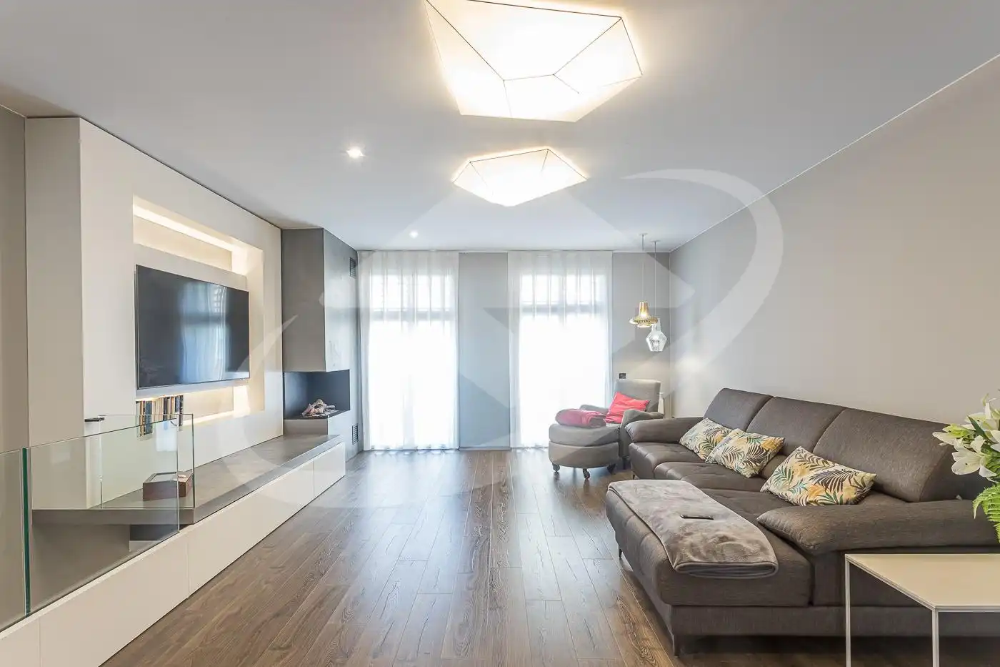 Living room of Houses for sale in Sabadell  with Heating, Private garden and Parquet flooring