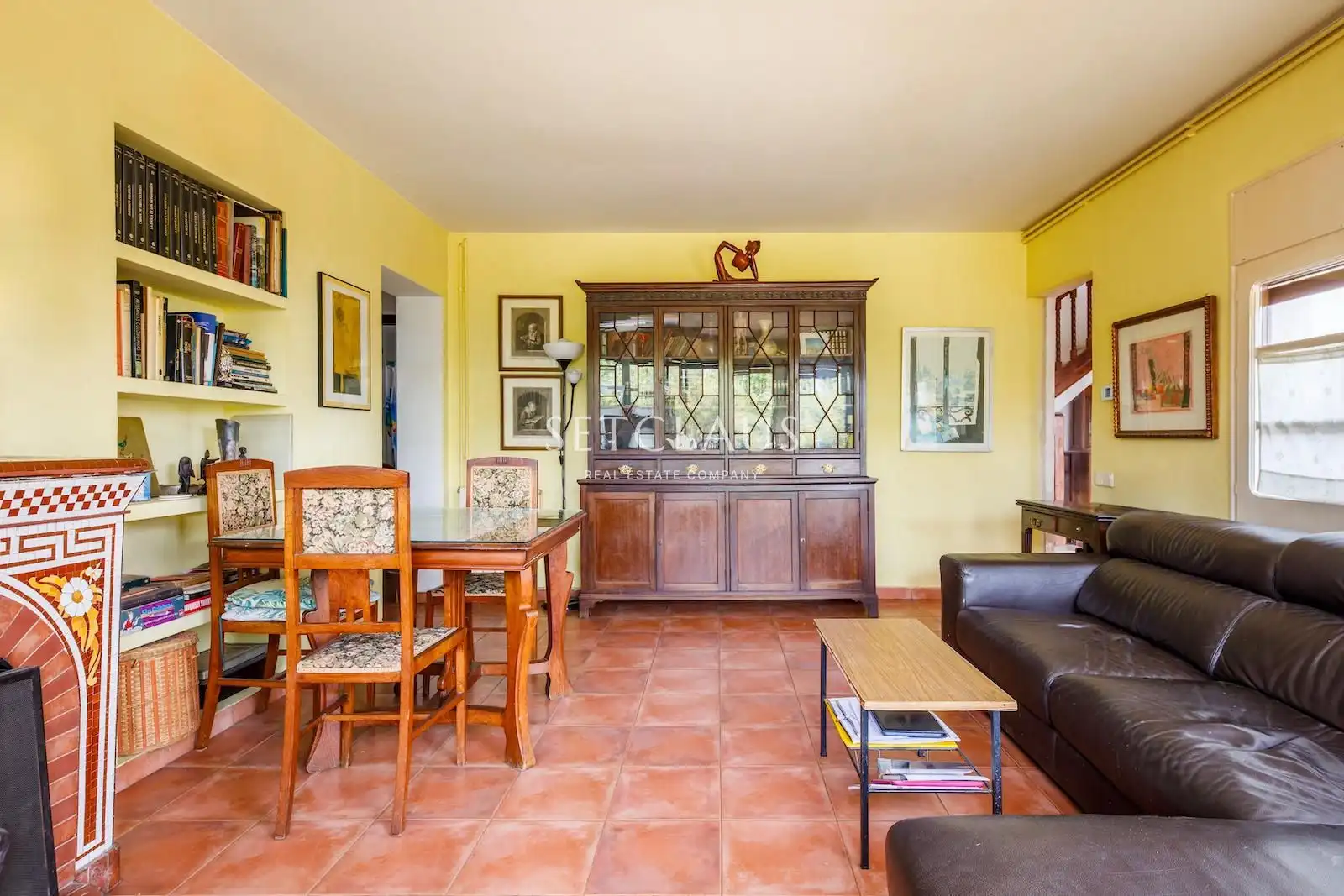 Menjador de Casa o xalet en venda en El Masnou amb Calefacció, Jardí privat i Terrassa