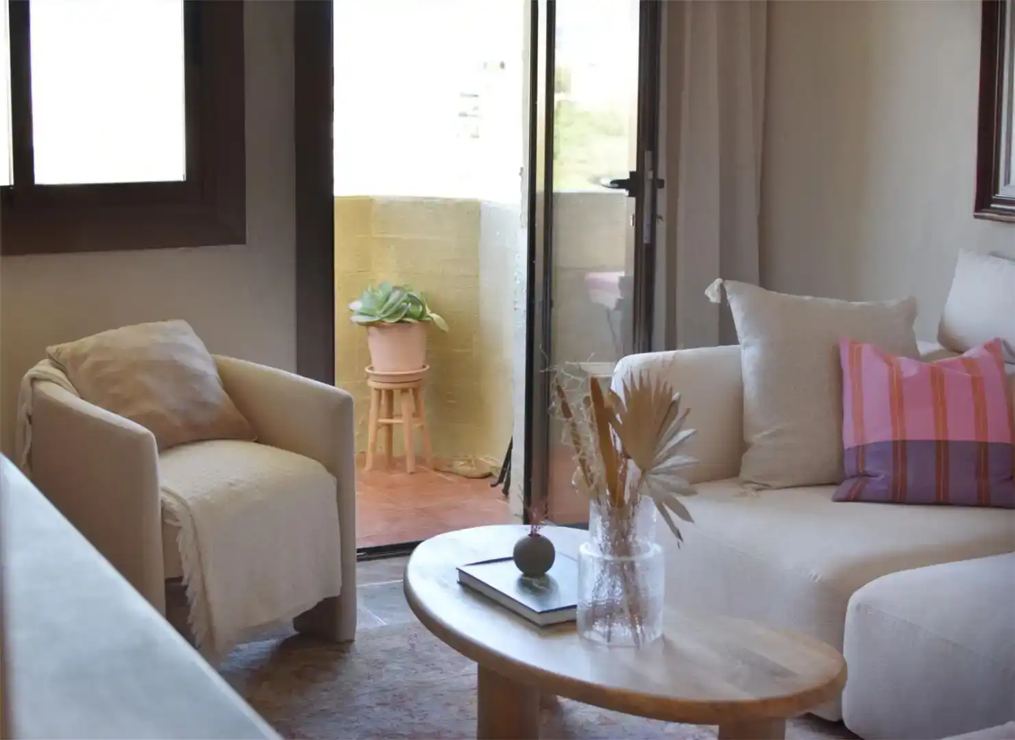 Sala d'estar de Pis en venda en  Palma de Mallorca amb Balcó