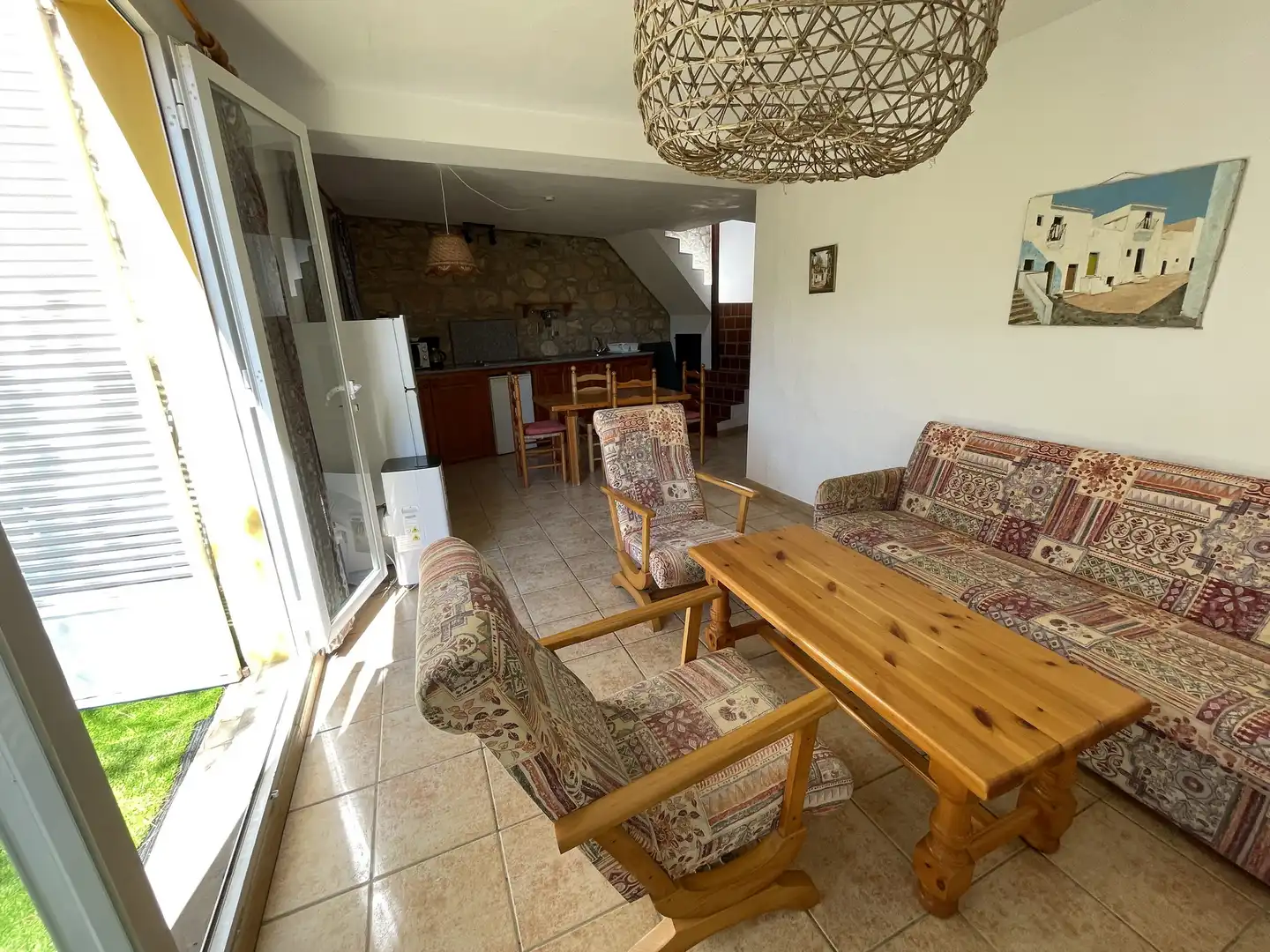 Sala d'estar de Casa o xalet en venda en Formentera amb Jardí privat, Terrassa i Piscina