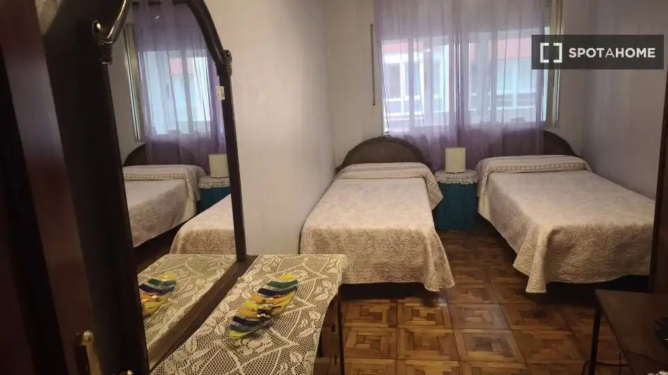 Habitación de Piso para compartir en Santander con Aire acondicionado, Calefacción y Amueblado
