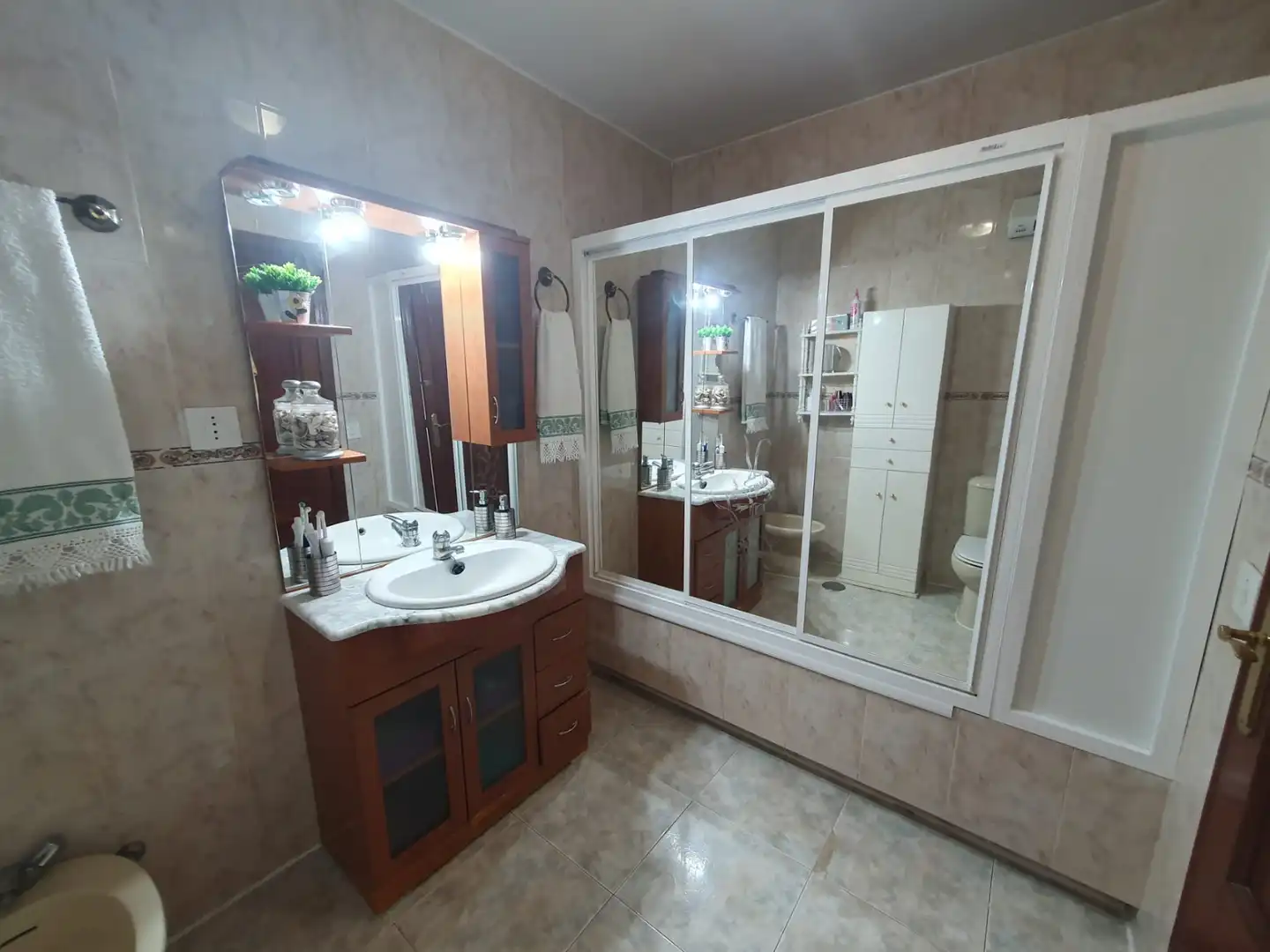 Baño de Casa o chalet en venta en Argamasilla de Calatrava con Aire acondicionado, Jardín privado y Trastero